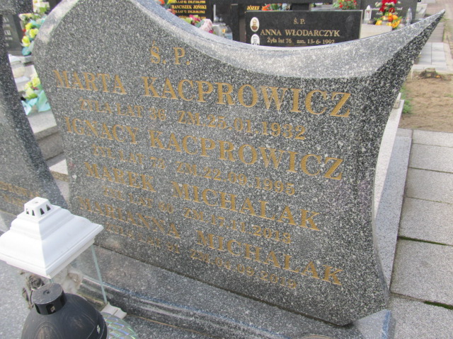 Grób Ignacy Kacprowicz