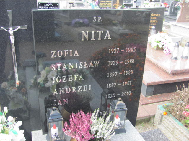 Andrzej Nita 1886 Psary - Grobonet - Wyszukiwarka osób pochowanych